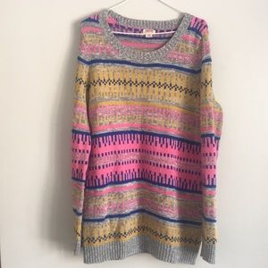 Multicolored Sweater Sz Medium
